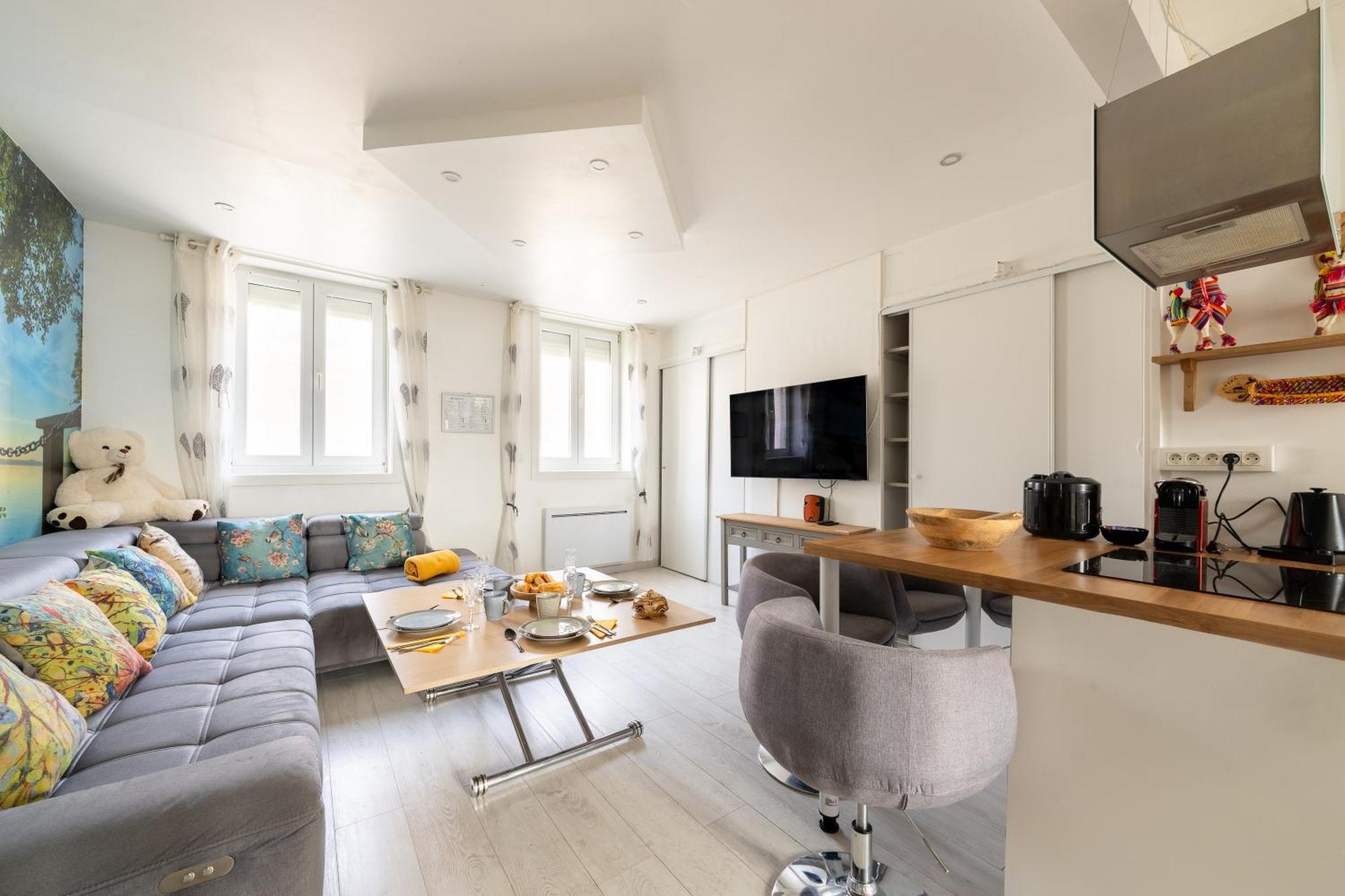 Casa Inca Calais - Duplex Soleil Latino - Parking Free, Station Apartment Luaran gambar