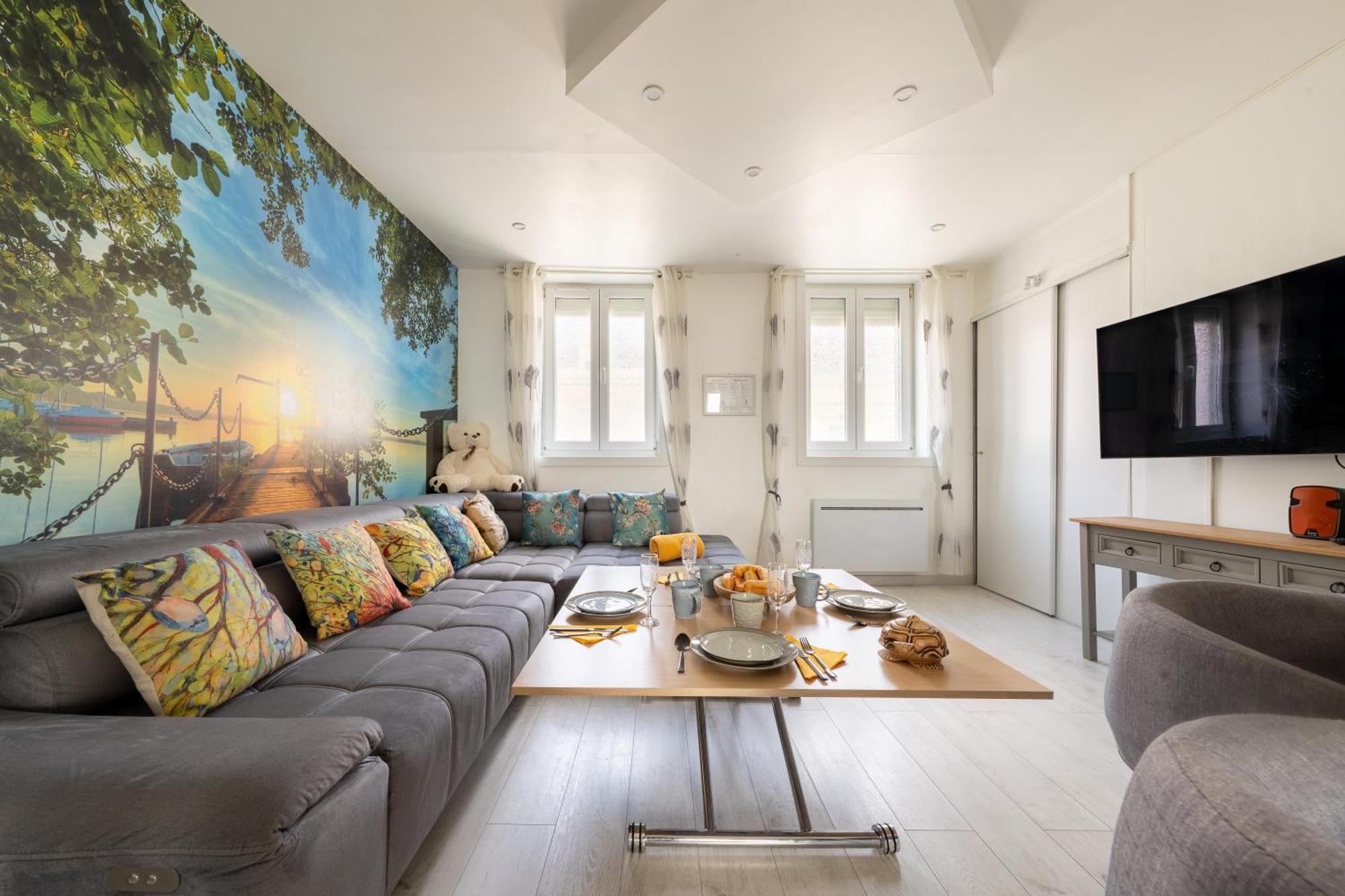 Casa Inca Calais - Duplex Soleil Latino - Parking Free, Station Apartment Luaran gambar